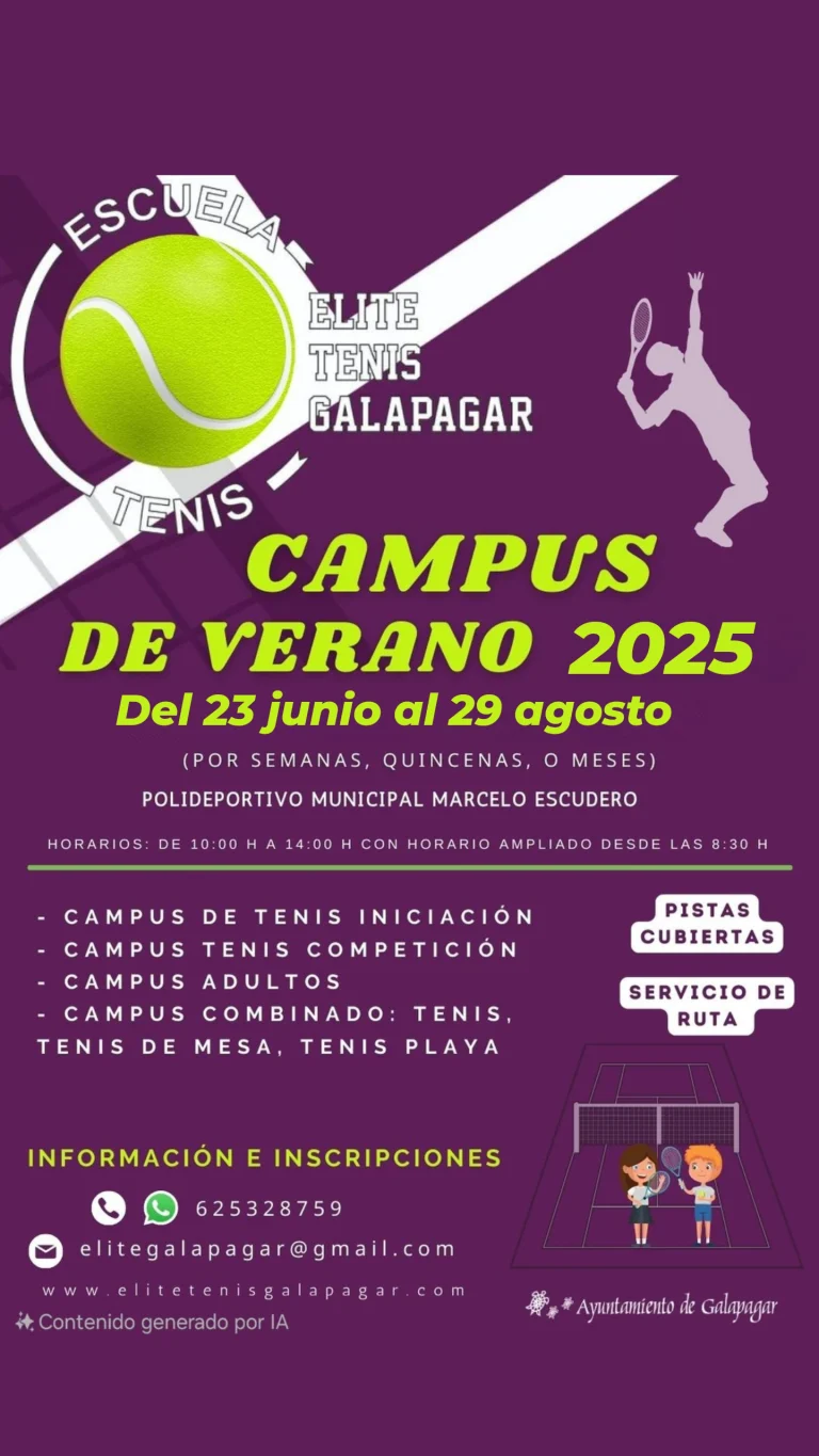 Abiertas las reservas para el Campus de Verano 2025
